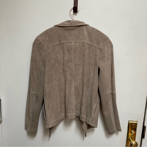 BB Dakota Tan Drape Front Jacket Size S - Picture 2 of 2